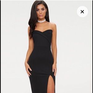 Pretty Little Thing - NWT - Black Bandeau Dress